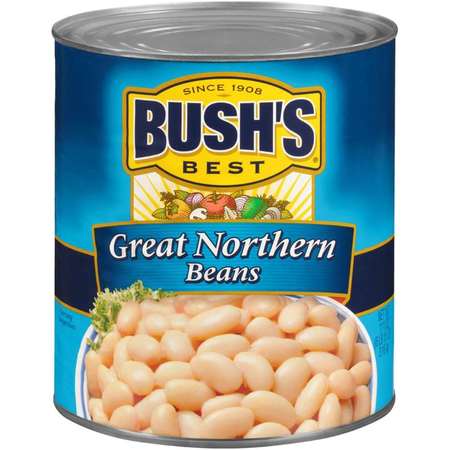 BUSHS BEST Bush's Best Great Northern Beans #10 Can, PK6 01788